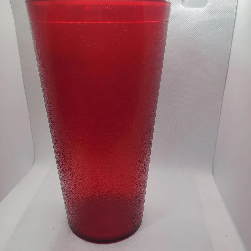 Coca Cola Ruby Red Tumblers -CARLISLE 5232 Made in USA